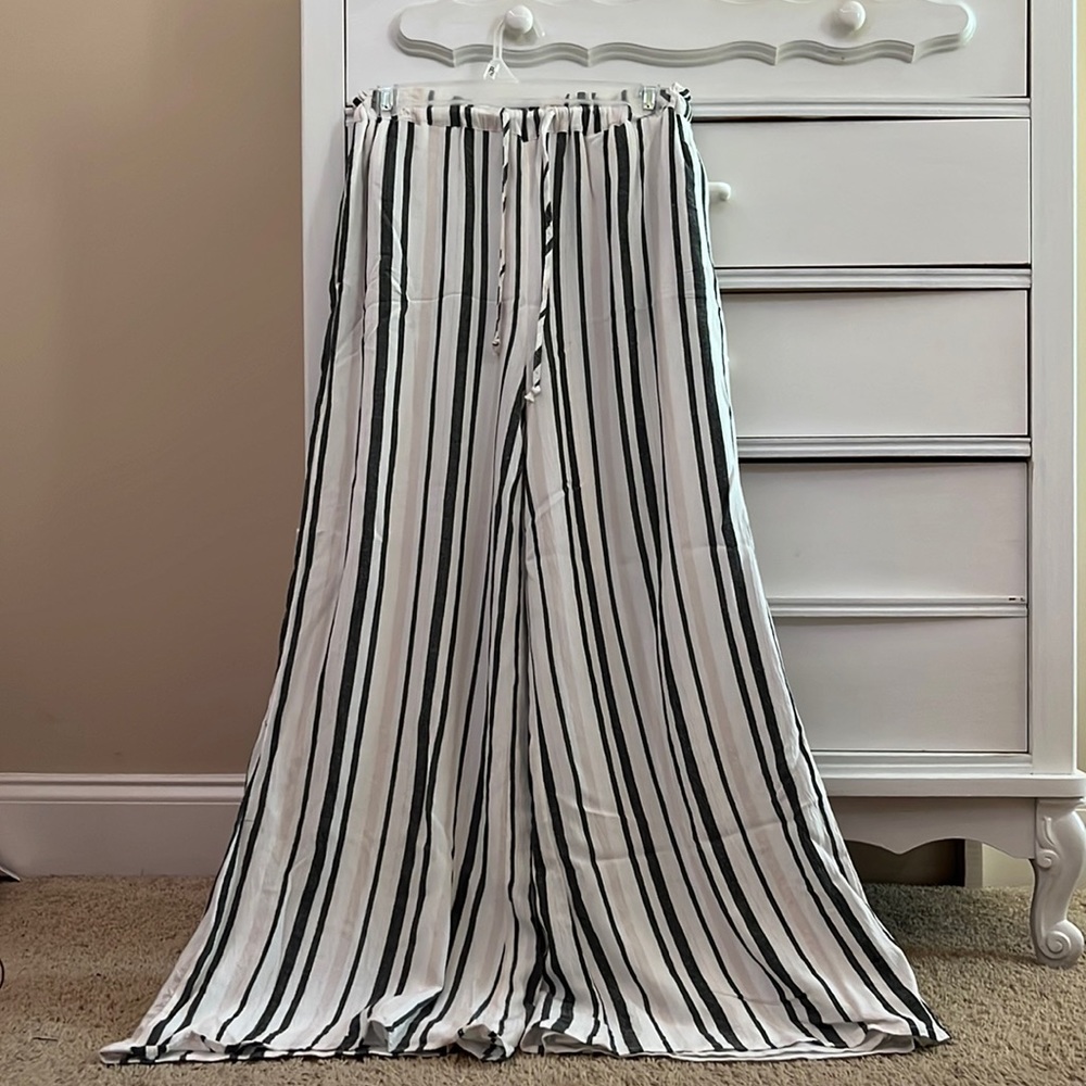 striped flowy pants!!